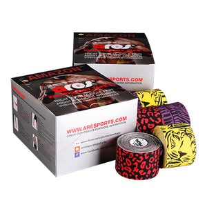 ARES Kinesiology Amazon Tape TIGER Yellow 2.5 in x 16.4 ft