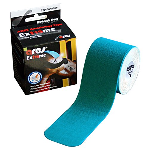 ARES Kinesiology Synthetic EXTREME Tape Metallic Blue 2 in x 16.5 ft